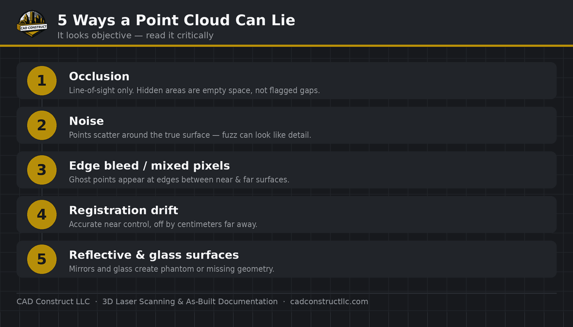 5 Ways a Point Cloud Can Lie (and How to Read One Critically)